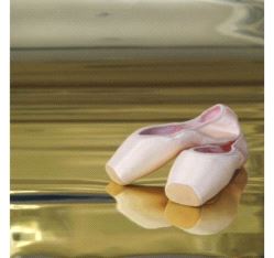 Dansematte Vario Reflect, B150cm 2000g/m² PVC gold 25m