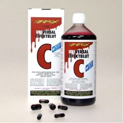 Teaterblod SAFEX type C, for bruk i munnen - 1 liter