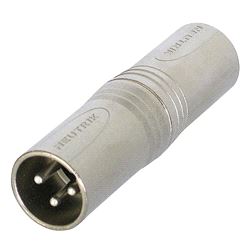 Overgang, fra XLR 3-pin HAN til XLR 3-pin HAN (M-M)