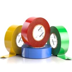 Merketape PVC, Tickitape B=19mm / 33m, gul (1 rull)