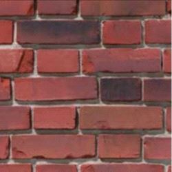 Mursteinsvegg GRUBBY RED (1162x968x28mm) EPS x 12stk(ca12m²)