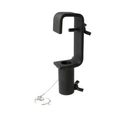 TV-Clamp 28 mm HUN, Doughty T20901 m/wire - svart