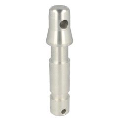 Spigot (28mm) with Half Connector, Doughty T45752 wll 100 kg - aluminium