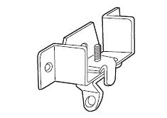 Supertrac Vegg endefeste m/endestopper - krom