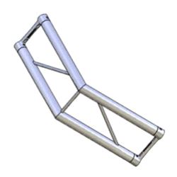 Hjørne, Litec Std FX25S 2-veis flat 25cm (50x1.5mm) 120° vertical