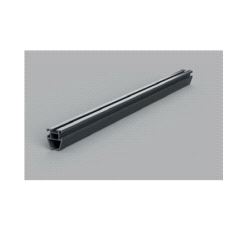 FlexRail teppeskinne - rett skinneprofil, svart - L=500cm