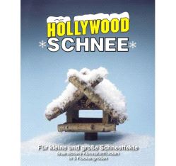 Kunstig snø HOLLYWOOD hvit, pose á 1 kg / 65 liter