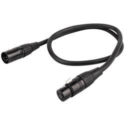 Styrekabel digital, DMX 5pin XLR DAP - 0.75 meter