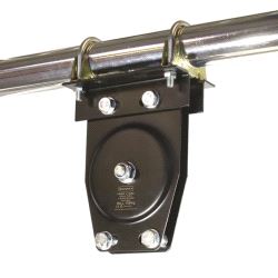 Multifix Bracket w U-bolts, Doughty T42861 wll 150 kg - black (sett)