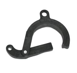 Klemmfix Tubing Clip, Polypropylen 45 g, maks 40 kg - svart