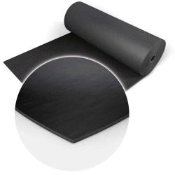 Dansematte, Harlequin Marine (IMO sertifisert) B2m svart - rull á 20m