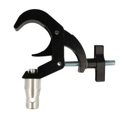 Titan Clamp With Half Connector, Doughty T45836 wll 100 kg - black
