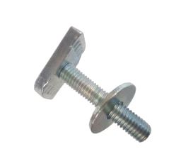 T-festeskrue for trapp/rekkverk L=55mm (m/ skive)