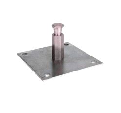 Mounting Plate (100x100mm) for Supaclamp, Doughty G1176 - stainless steel