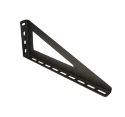 Studio Rail Slotted Wall Bracket, Doughty T84107 - 500mm (triple rail) wll 25 kg - black