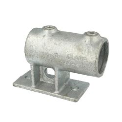 Pipeclamp Railing Side Support, Doughty T14400 - silver