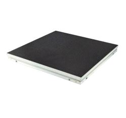 Podie Alu-Rapid, 1x1m svart beiset (innendørs), maks 1500 kg