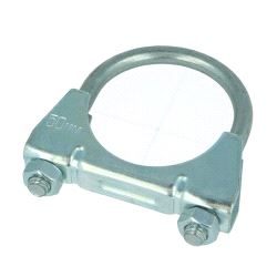 U bolt w Saddle (48mm) Doughty T56900 - silver