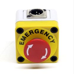 Remote E-stop switch box (uten kabel) Outboard xlr 3-pin