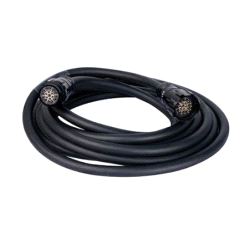 Multikabel, 18x1.5mm² m/ Socapex 19 pin, svart - 40 meter